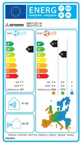 Κλιματιστικό Inverter Mitsubishi Heavy Industries SRK / SRC 71 ZTL-W, 24000 BTU, A++, Έως 50 m2, Wi-Fi, JET Air Scroll, Αυτοκαθαριζόμενο, Jet Air Scroll, WiFi, Λευκό