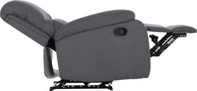 ΠΟΛΥΘΡΟΝΑ RELAX DIONI HM3296.01 ΓΚΡΙ ΥΦΑΣΜΑ 85x90x100Υεκ.