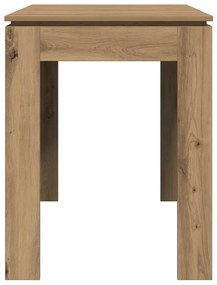 vidaXL Τραπεζαρία Αρτισιανή Δρυς 120x60x76 εκ. από Επεξεργασμένο Ξύλο