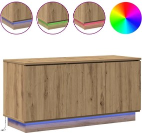 vidaXL Ντουλάπι TV 100 x 38 x 49 εκ. Artisan Oak Επεξεργασμένο Ξύλο