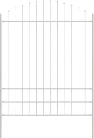 vidaXL Φράχτης Κήπου WOERDEN 7 τμχ. 170 x 225 cm Λευκό