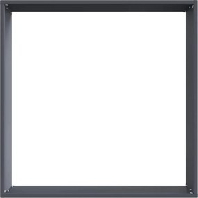 vidaXL Περίγραμμα γκαζόν 6 pcs Ανθρακί 50 x 50 x 13 εκ Ατσάλι