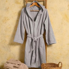 Μπουρνούζι Melinen Bloom Silver Γκρι X-LARGE
