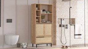 Έπιπλο Μπάνιου Καρυδιά Oak MATINE 35,5x74,8x161,6