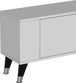 Stewehome Μοντέρνο έπιπλο τηλεόρασης με ντουλάπι 120x26x48 cm