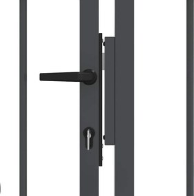 vidaXL Πύλη Φράχτη με Στρογγυλή Κορυφή KAMPEN 305 x 150 εκ. Ατσάλι
