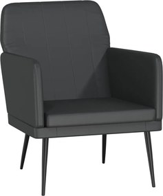vidaXL Πολυθρόνα Μαύρη 61 x 78 x 80 εκ. από Συνθετικό Δέρμα