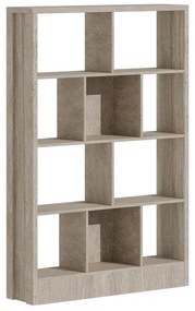 Βιβλιοθήκη Dividre  sonoma oak μελαμίνης 120x30x181εκ