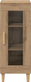 vidaXL Πλαϊνό γραφείο Artisan Oak 34.5 x 32.5 x 90 εκ.