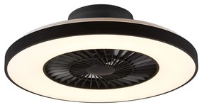 Ανεμιστήρας Οροφής RL Lighting Halmstad R62672132 Μαύρο Ματ με Φως