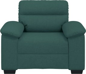 vidaXL Πολυθρόνα-Καναπέ Σκούρο Πράσινο 100x81x84 εκ. Ύφασμα