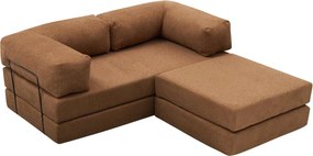 Corner Sofa Comfort Mini - Brown Brown