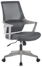 Καρέκλα γραφείου εγρασίας Fragrant pakoworld ύφασμα mesh γκρι - 254-000009