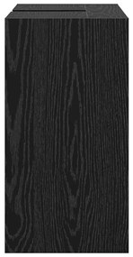 vidaXL Ντουλάπι Μπάνιου Μαύρη Οξυά 63 x 29 x 55 cm Επεξεργασμένο ξύλο