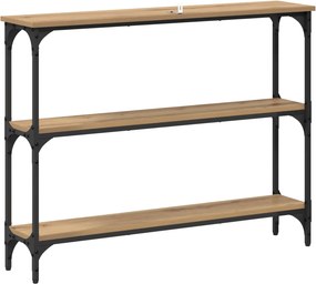 vidaXL Τραπέζι κονσόλας Artisan Oak 100 x 22,5 x 75 εκ