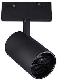 Σποτ Μαγνητικής Ράγας Kona VK/04377/B/HC/25/DALI 48V LED 25W 3000K 2459lm 24° CRI>90 IP20 Dimmable Dali Black Κυψελωτό VKLed
