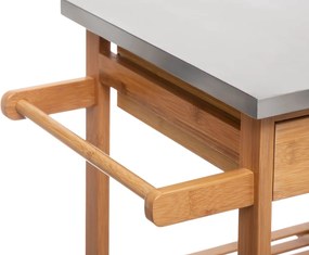 ΤΡΌΛΕΪ ΚΟΥΖΊΝΑΣ BAMBOO+STEEL TROLLEY BS FIVE 167776