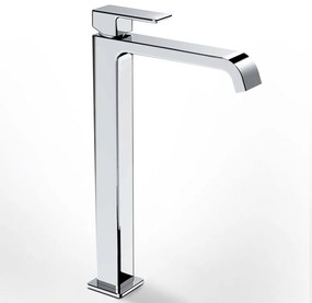 La Torre Profili Plus Chrome Μπαταρία Νιπτήρος Υψηλή, με Βαλβίδα clic-clac 46501-100