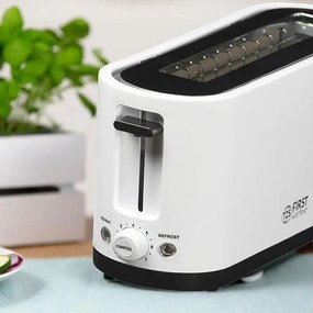 Τοστιέρα First Austria FA-5368-4, 900 W, Λειτουργία απόψυξης, 38 εκ., Λευκό