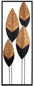 Διακοσμητικό Τοίχου Asil 279ENZ2524 32x5x90cm Copper-Black Wallity Μέταλλο