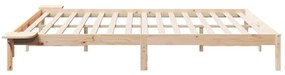 vidaXL Κρεβατοκάμαρα με Πλαϊνά Τραπέζια Φυσικό 180 x 210 cm