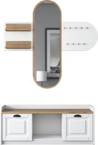 Hall Stand EE101 - 1983 - Walnut White
Walnut