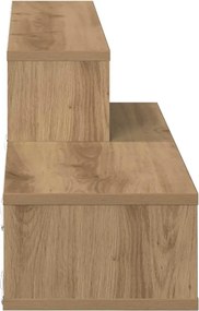 vidaXL ΡάφιΤηλεόρασηςΤοίχου 120x25x28,5εκ Επεξεργασμένο ξύλο