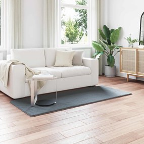 vidaXL Χαλιά Ψεύτικου Κουνελιού Olite Ανθρακί 100 x 200 cm Πολυεστέρας