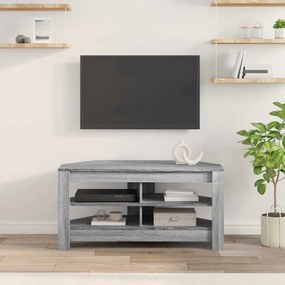 vidaXL ΓωνιακήΒάσηΤηλεόρασης 102 x 41 x 50 cm Γκρι Sonoma