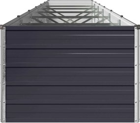 VidaXL Υψωμένο Κρεβάτι Κήπου Ανθρακί 480 x 80 x 55 εκ.