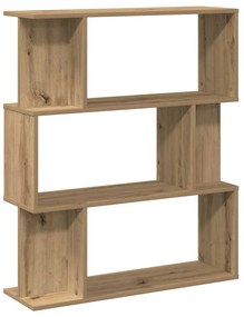 vidaXL Ντουλάπι βιβλίων Artisan Oak 80x24x96 cm Κατασκευασμένο ξύλο