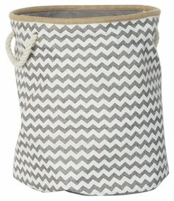 Διακοσμητικό Καλάθι DKD Home Decor Λευκό Γκρι Γιούτα