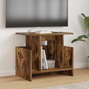 vidaXL Βάση TV Καπνιστό Δρύς 50 x 35 x 45 cm Επεξεργασμένο ξύλο