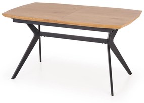 GUSTAVO table golden oak/black DIOMMI V-CH-GUSTAVO-ST