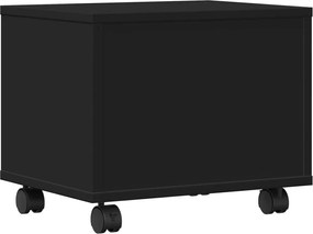 vidaXL Βάση Εκτυπωτή με Ρόδες Μαύρο 41x32x34,5 εκ.