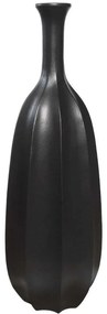 Βάζο 06-00-94721 Φ42x120cm Black Marhome Υαλοβάμβακας