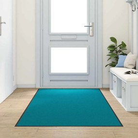 vidaXL Πατάκι Πόρτας Πλενόμενο Κυανό 120x300 εκ