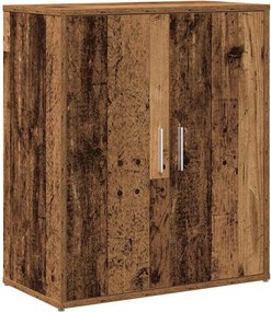 vidaXL Πλαϊνό γραφείο 2 pcs Παλιό ξύλο 60 x 31 x 70 εκ