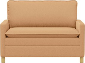 vidaXL Καναπές Μπεζ 126 x 81 x 87,5 εκ Ύφασμα