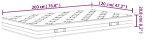 ΣΤΡΩΜΑ ΜΕ BONNELL SPRINGS ΜΕΣΑΙΑ ΣΚΛΗΡΟΤΗΤΑ 120 X 200 ΕΚ. 3206392