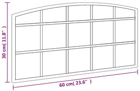 ΚΑΘΡΕΦΤΗΣ ΤΟΙΧΟΥ ΑΨΙΔΑ ΜΑΥΡΟΣ 60X30 ΕΚ. ΑΠΟ ΣΙΔΕΡΟ 358636