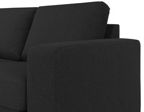 Γωνιακός Καναπές Scandinavian Choice C146, Μαύρο, Ανθρακί, 227x199x86cm, Πόδια: Πλαστική ύλη | Epipla1.gr