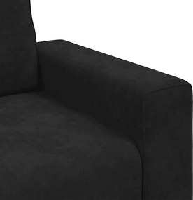 vidaXL Πολυθρόνα Μαύρη Βελούδινη 100x77x82 εκ.