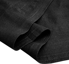 vidaXL Χαλί Σκηνής Μαύρο 400 x 400 εκ. από HDPE