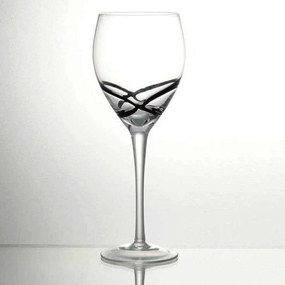 Ποτήρι Νερού Κολωνάτο X-treme 52.989.53 365ml Black Cryspo Trio Glass
