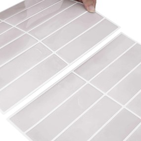 vidaXL Ορθογώνιο Πλακάκι 10 τεμ. Μπεζ 29 x 23 x 0,08 εκ