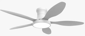 Ανεμιστήρας Οροφής Denali 102000730 Με Φως Led 24W 3CCT 2800lm 132cm White ItLighting Διάμετρος 132cm