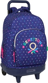 Σχολική Τσάντα Benetton Drop Πολύχρωμο 33 x 45 x 22 cm