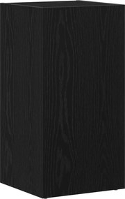Κουτί αποθήκευσης vidaXL LP Μαύρη βελανιδιά 71x34x36 cm