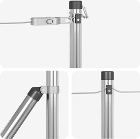 vidaXL Στύλος Περιφράξεων 26 pcs Γκρι Μέγεθος: 3,2 x 3,2 x 110 εκ.